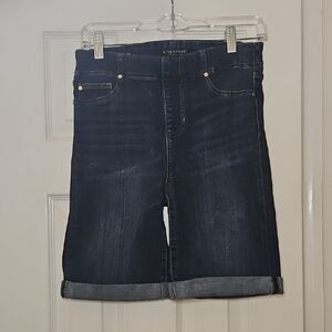 Liverpool Dark Blue Jean Shorts